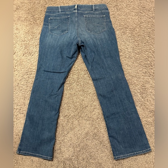 Ariat R.E.A.L. Mid Rise Bootcut Jeans Plus Size 20WL - Picture 1 of 4